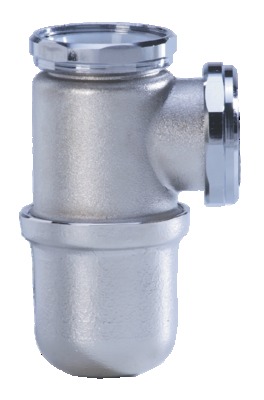 Siphon de lavabo à tube plongeur réglable laiton ø32 886-33