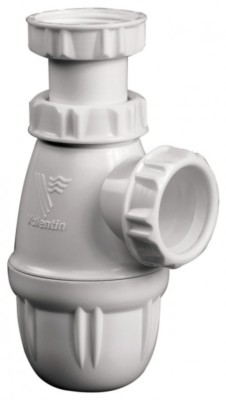 Nemo Go Siphon pour lavabo avec tuyau d'évacuation 5/4xD32 mm sans bonde  chrome - 134016 
